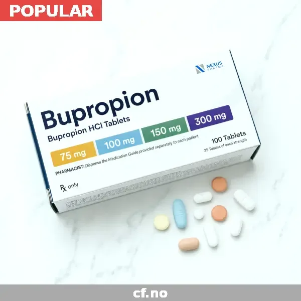 Bupropion 75mg pris 149 kr - nettapotek