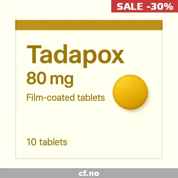 Kjøp Tadapox 2060mg uten resept - diskret levering 24t